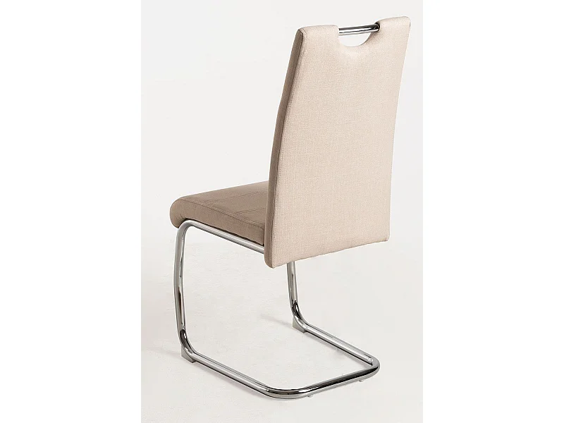Sillas Comedor - Silla Hallen Tela - Beige