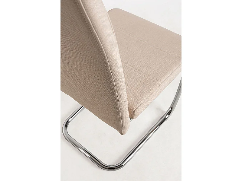 Sillas Comedor - Silla Hallen Tela - Beige
