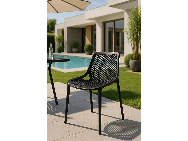 Sillas Comedor - Silla Kusin - Negro