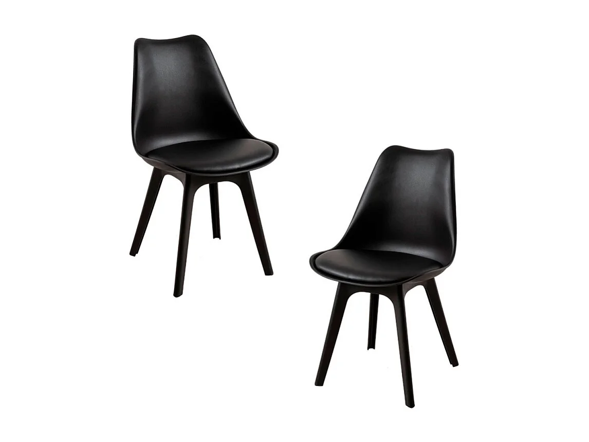 Packs Sillas Comedor - Pack 2 Sillas Synk Suprym - Negro