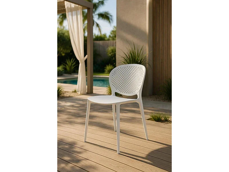 Sillas Jardín - Silla Brandi - Blanco