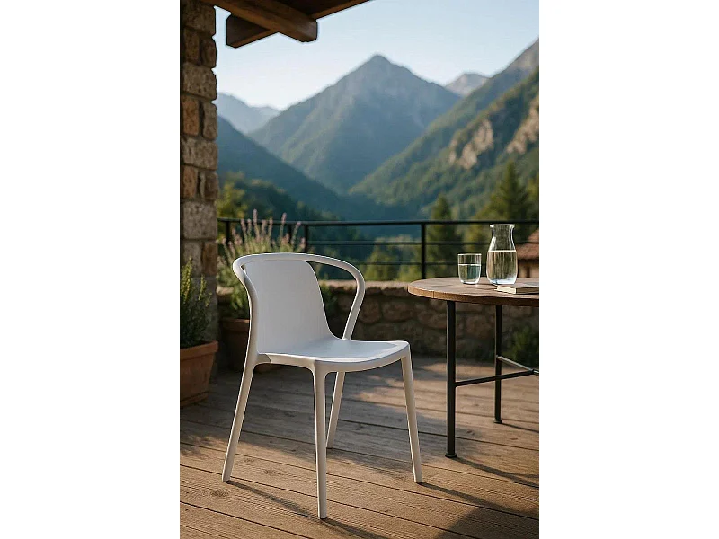 Sillas Jardín - Silla Zotli - Blanco