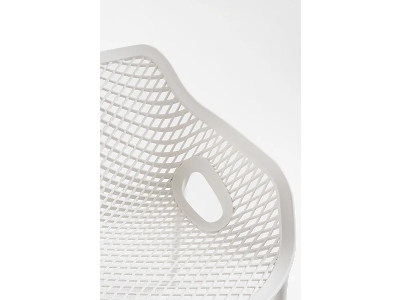 Sillas Comedor - Silla Kusin con Brazos - Blanco
