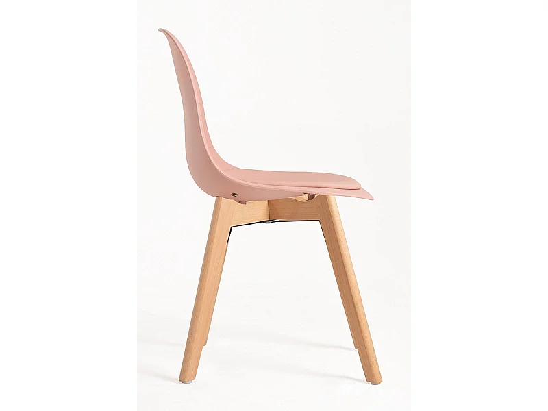 Sillas Comedor - Silla Dami - Rosa Algodón de Azúcar