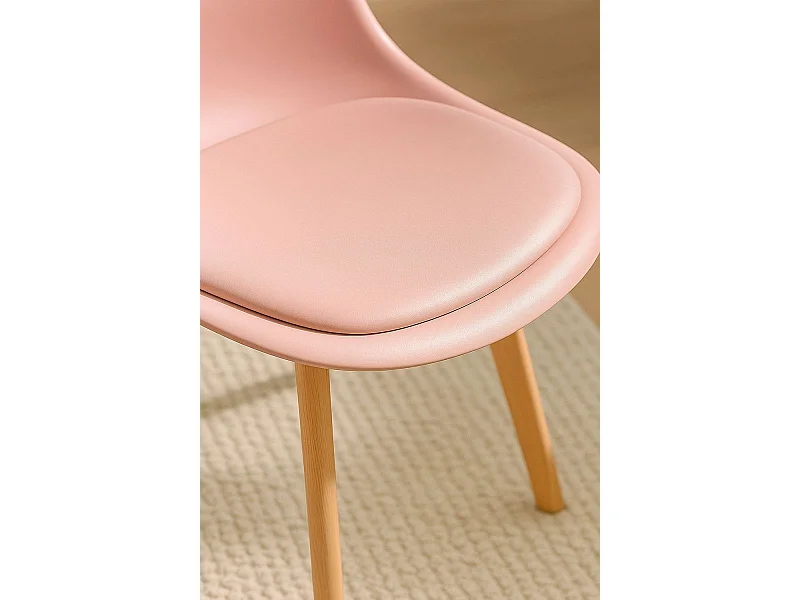 Sillas Comedor - Silla Dami - Rosa Algodón de Azúcar