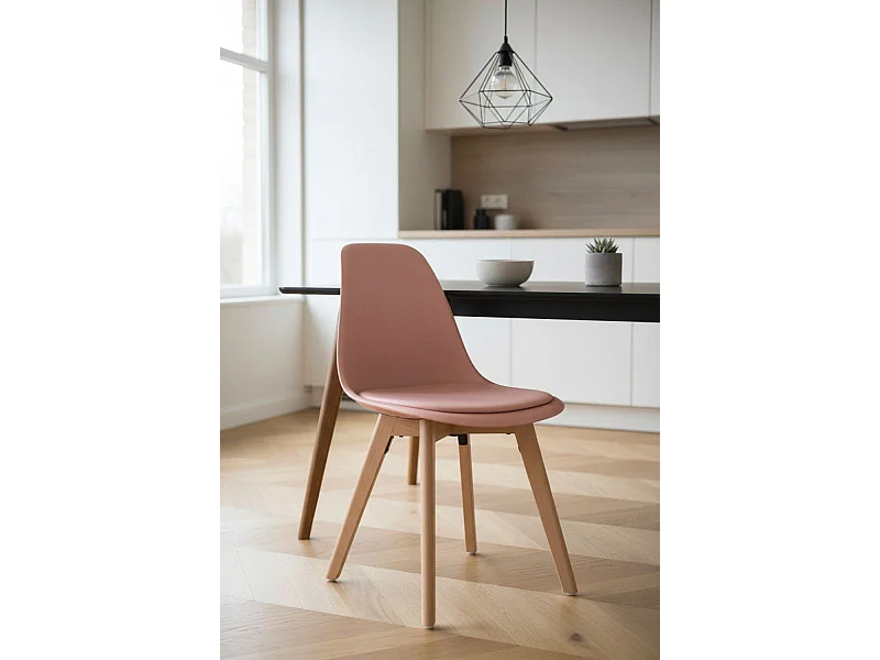 Sillas Comedor - Silla Dami - Rosa Algodón de Azúcar