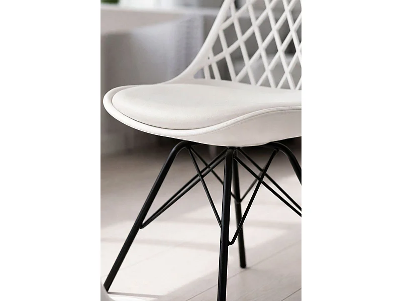 Sillas Comedor - Silla Iron Mima - Blanco