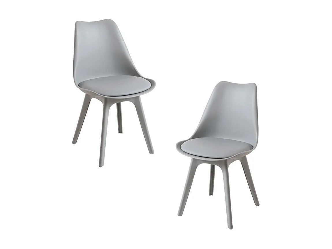 Packs Sillas Comedor - Pack 2 Sillas Synk Suprym - Gris claro