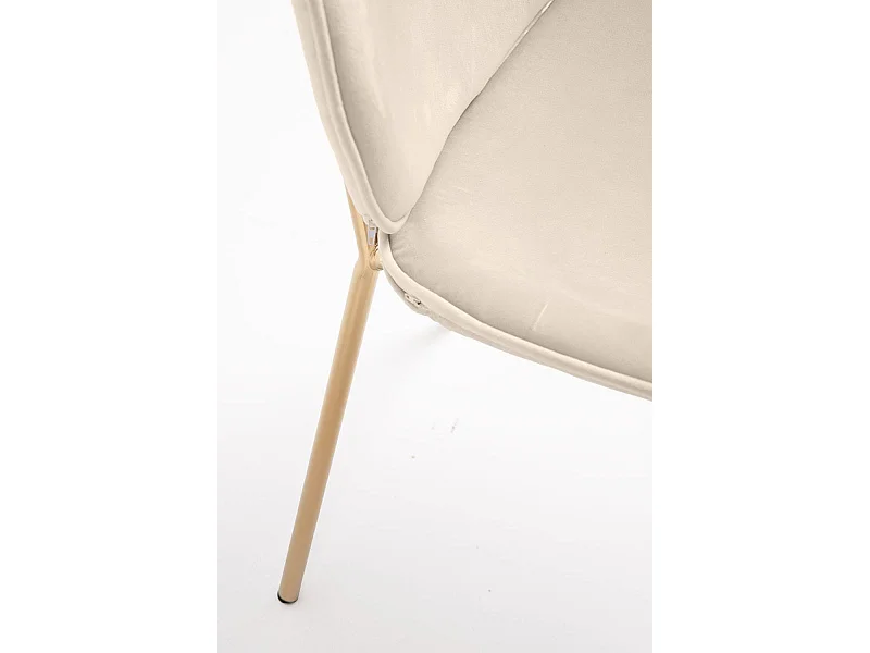 Sillas Comedor - Silla Garry Golden Terciopelo - Beige