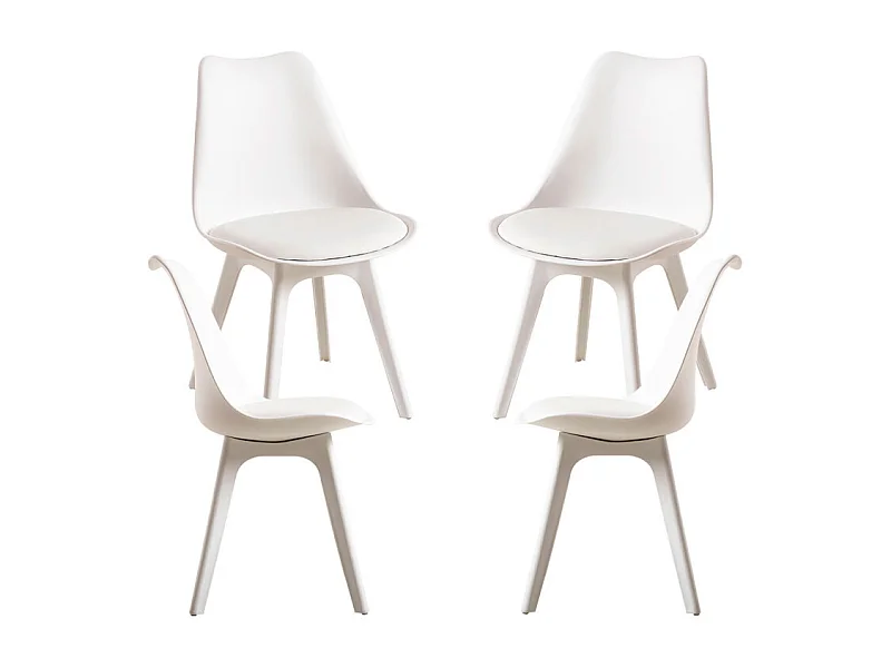 Packs Sillas Comedor - Pack 4 Sillas Synk Suprym - Blanco