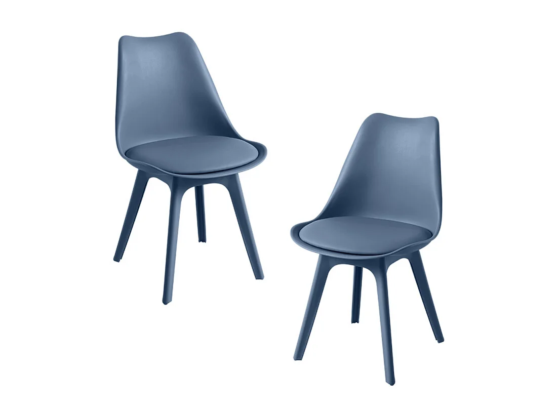 Packs Sillas Comedor - Pack 2 Sillas Synk Suprym - Azul Petróleo