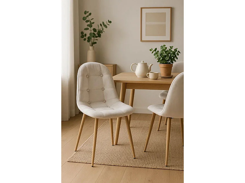 Sillas Comedor - Silla Plazi - Blanco