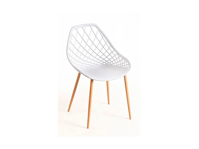 Sillas Comedor - Silla Net - Blanco