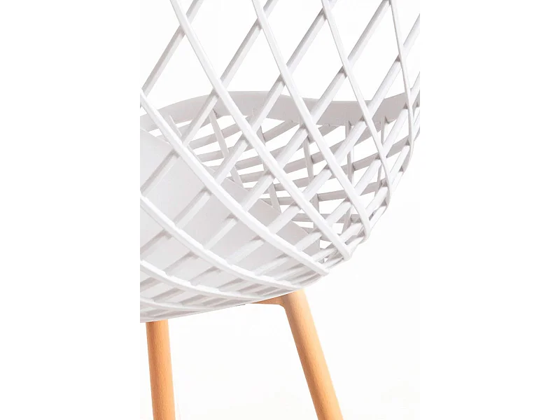Sillas Comedor - Silla Net - Blanco