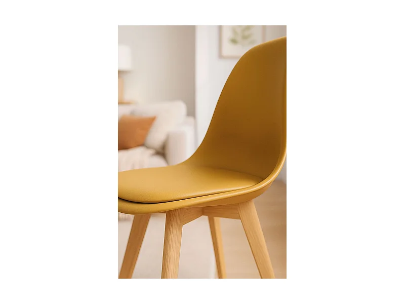 Sillas Comedor - Silla Dami - Mostaza