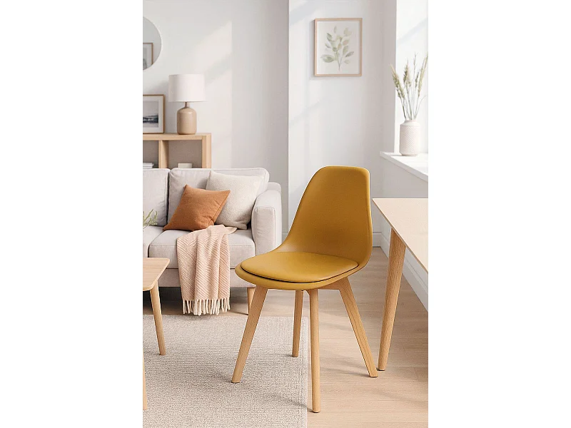 Sillas Comedor - Silla Dami - Mostaza