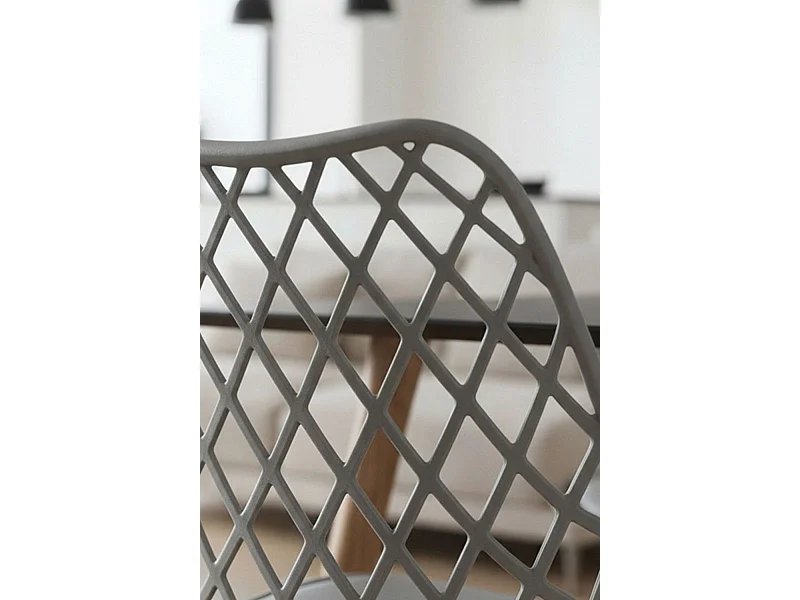 Sillas Comedor - Silla Iron Mima - Gris claro