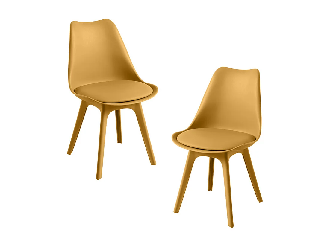 Packs Sillas Comedor - Pack 2 Sillas Synk Suprym - Mostaza