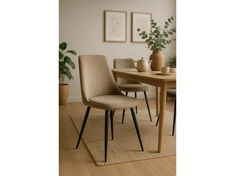 Sillas Comedor - Silla Ruva - Beige