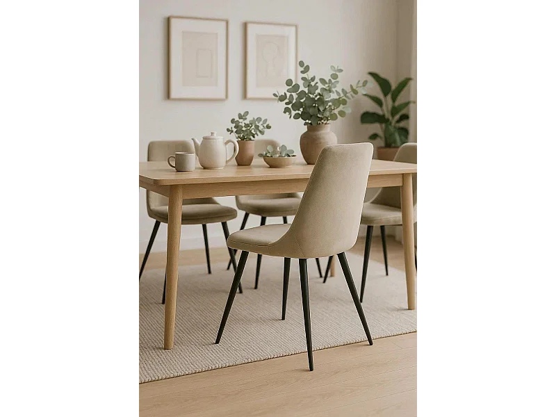 Sillas Comedor - Silla Ruva - Beige