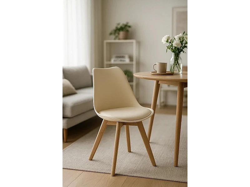 Sillas Comedor - Silla Synk Basic - Beige