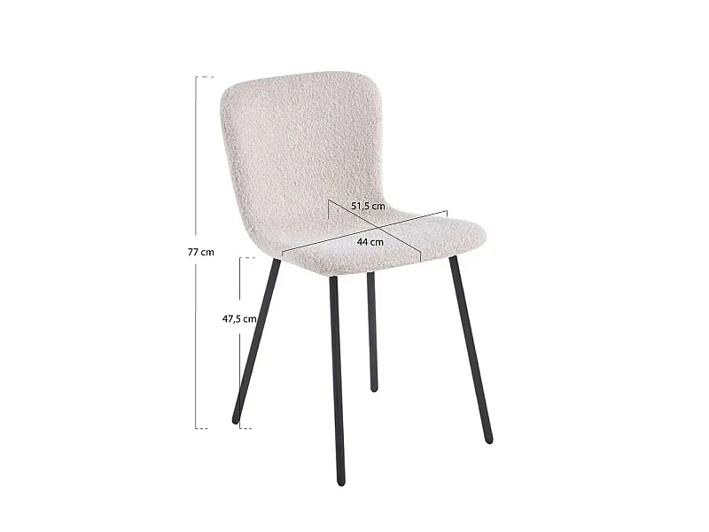 Sillas Comedor - Silla Welna - Beige
