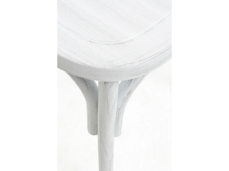 Sillas Comedor - Pack 4 Sillas Altea Polipropileno efecto Madera - Blanco