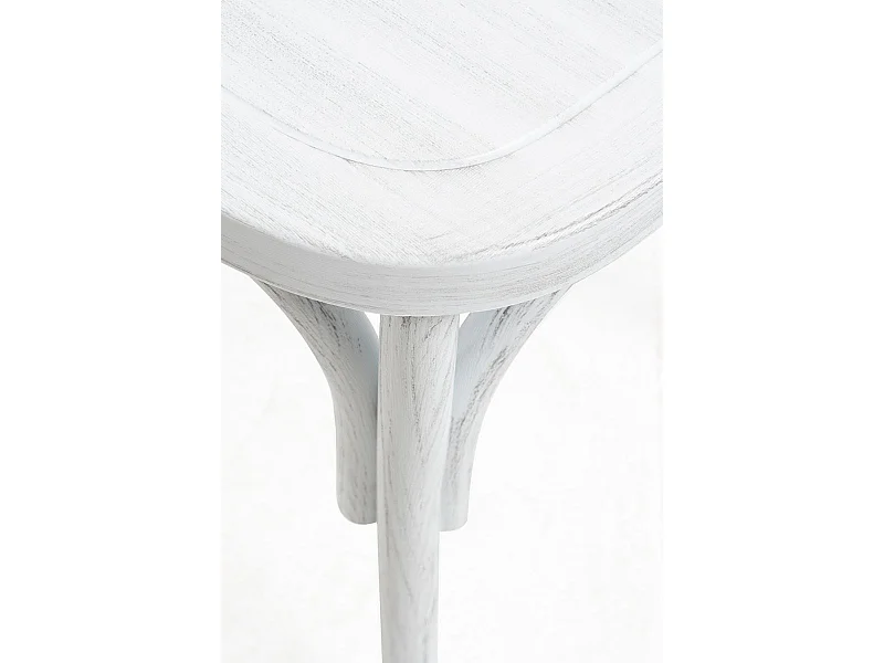 Sillas Comedor - Pack 4 Sillas Altea Polipropileno efecto Madera - Blanco