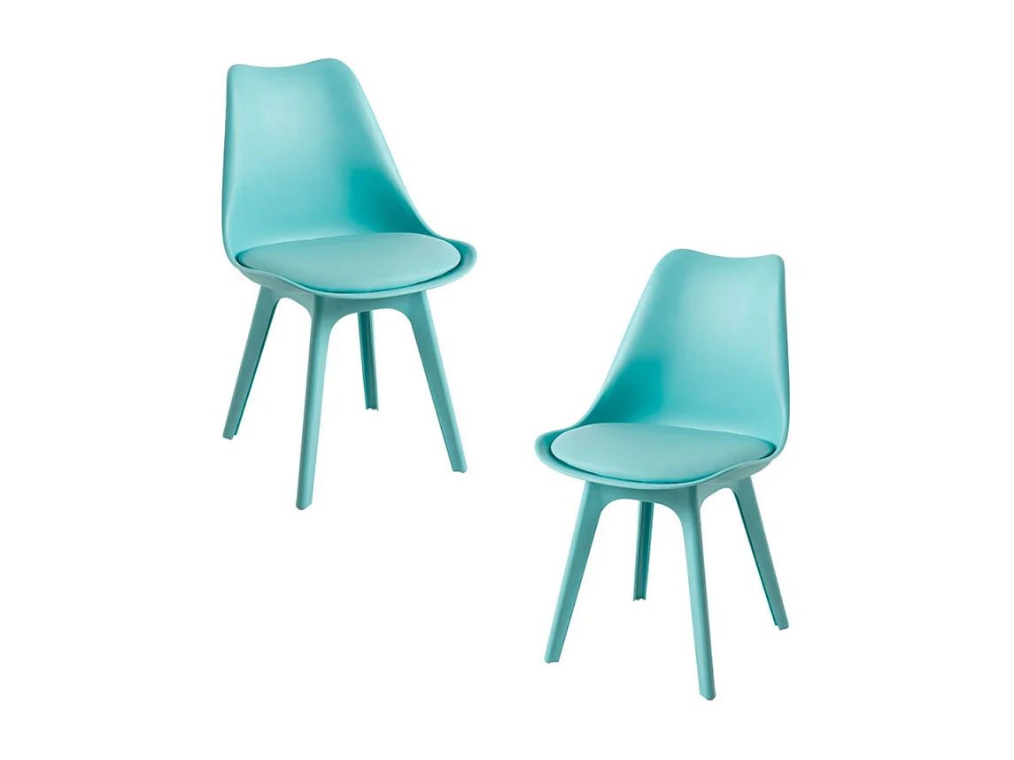 Packs Sillas Comedor - Pack 2 Sillas Synk Suprym - Aguamarina