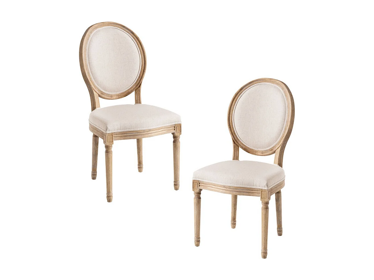 Packs Sillas Comedor - Pack 2 Sillas Palace - Crema