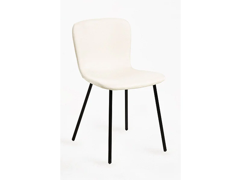 Sillas Comedor - Silla Welna Tela - Beige