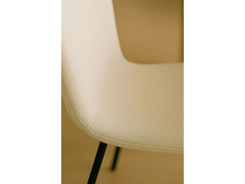 Sillas Comedor - Silla Welna Tela - Beige