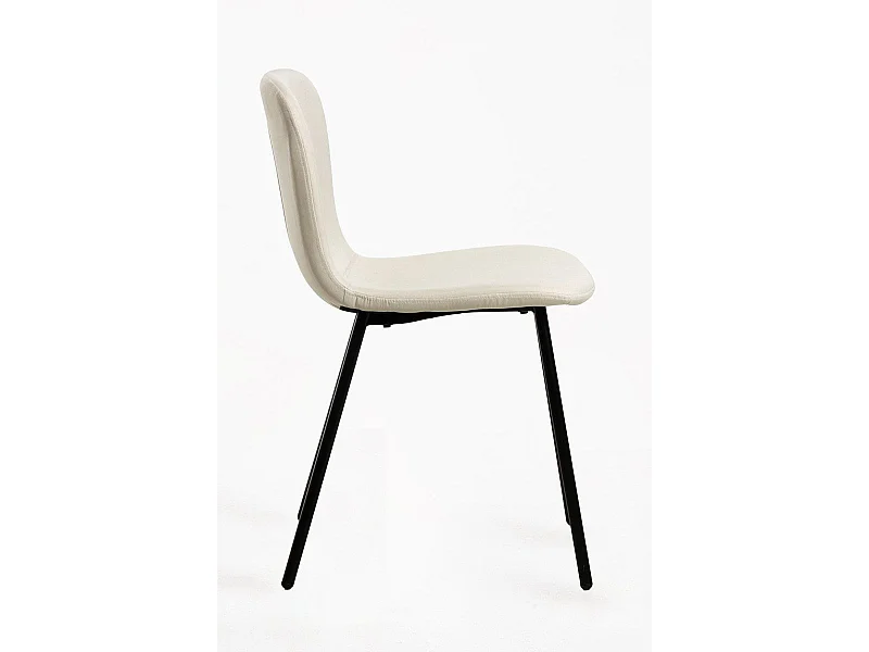 Sillas Comedor - Silla Welna Tela - Beige