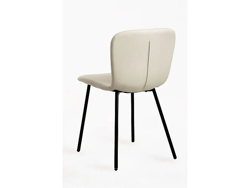 Sillas Comedor - Silla Welna Tela - Beige