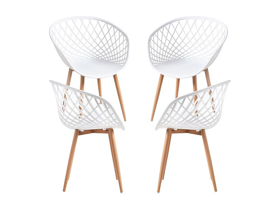 Packs Sillas Comedor - Pack 4 Sillas Vera - Blanco