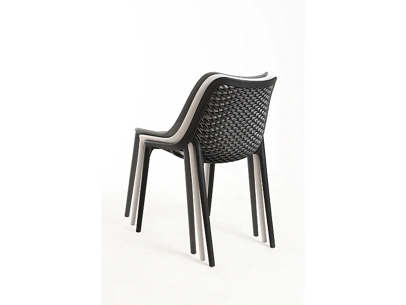 Sillas Comedor - Silla Kusin - Gris oscuro