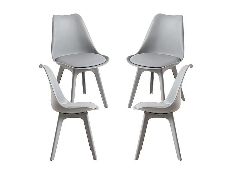 Packs Sillas Comedor - Pack 4 Sillas Synk Suprym - Gris claro