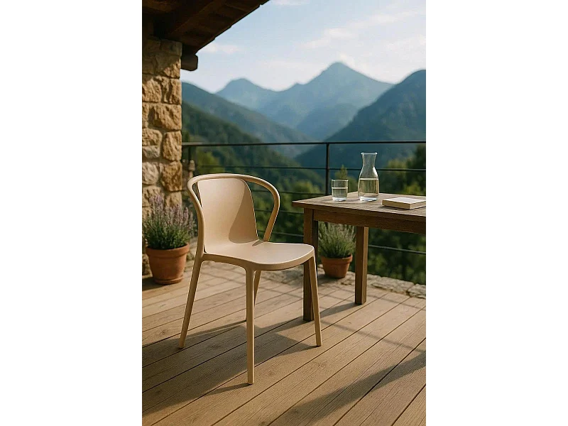 Sillas Jardín - Silla Zotli - Beige