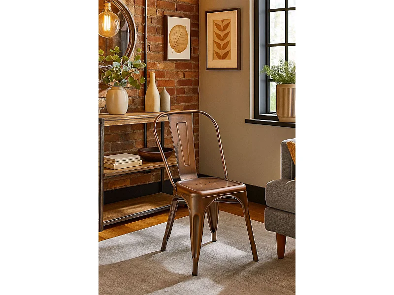 Sillas Comedor - Silla Torix Vintage - Oro vintage