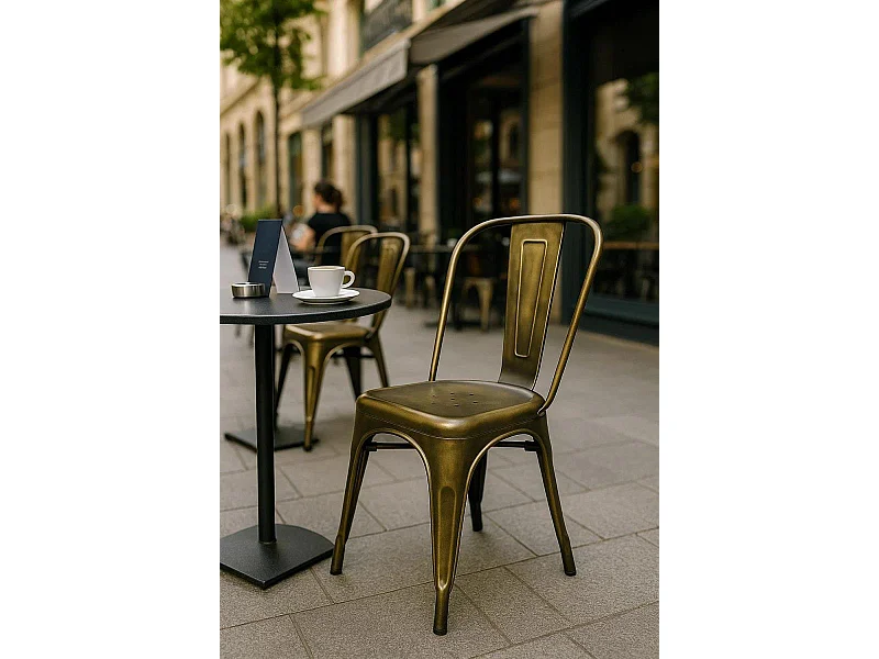 Sillas Comedor - Silla Torix Vintage - Oro vintage