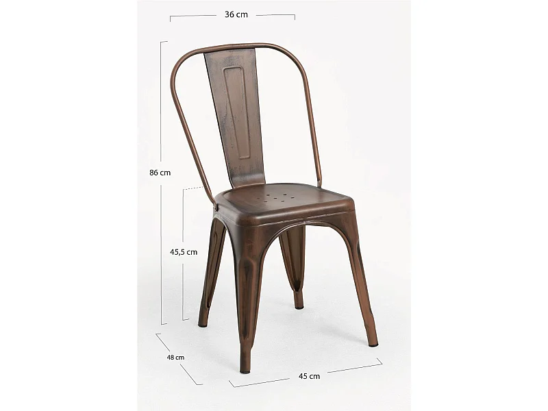 Sillas Comedor - Silla Torix Vintage - Oro vintage