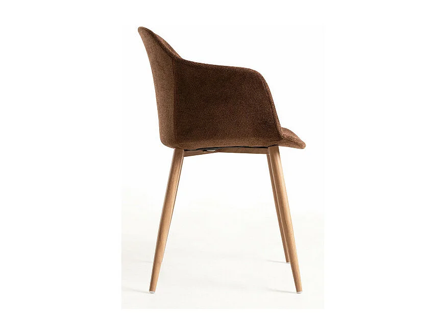 Packs Sillas Comedor - Pack 4 Sillas Kivi Tela - Marrón