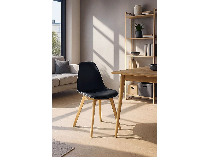 Sillas Comedor - Silla Dami - Negro