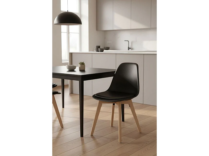 Sillas Comedor - Silla Dami - Negro