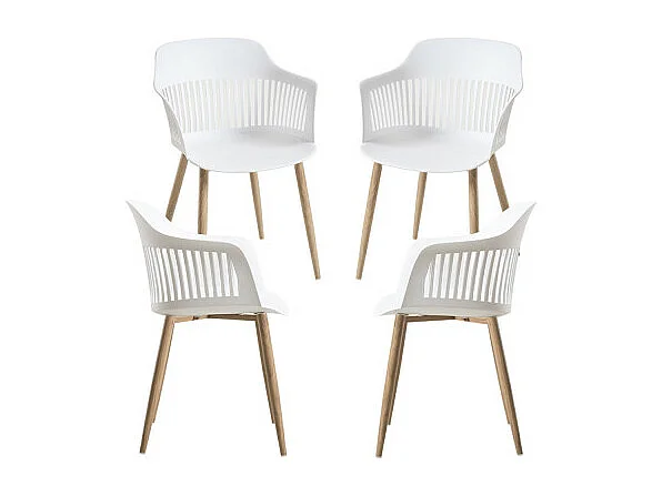 Packs Sillas Comedor - Pack 4 Sillas Lisy - Blanco