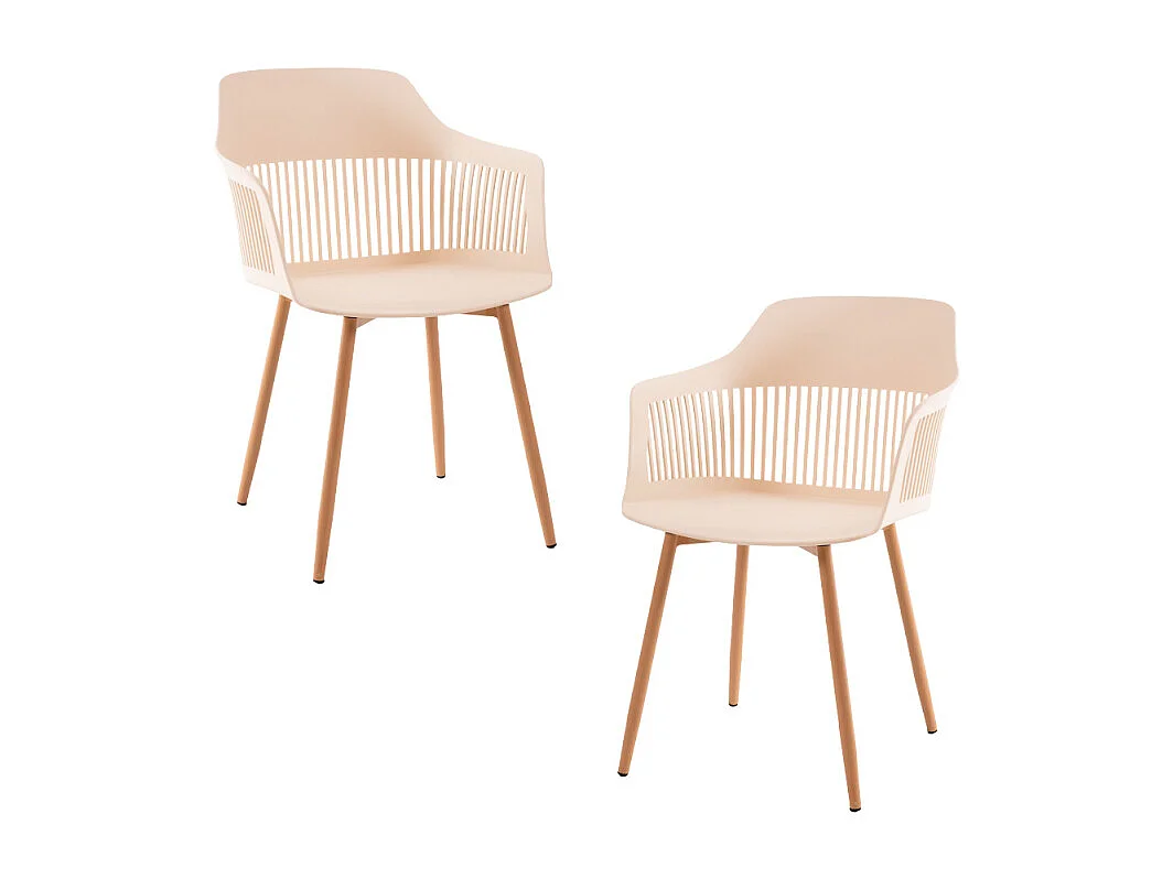 Packs Sillas Comedor - Pack 2 Sillas Lisy - Beige