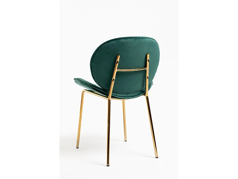 Sillas Comedor - Silla Garry Golden Terciopelo - Verde