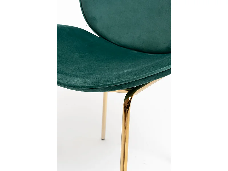 Sillas Comedor - Silla Garry Golden Terciopelo - Verde