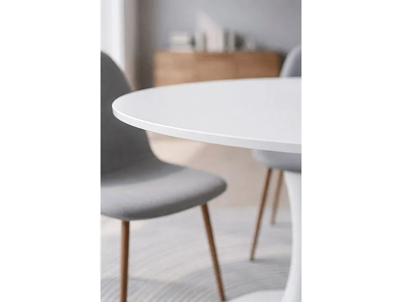 Estilo Nórdico - Mesa Kolio 90 cm - Blanco