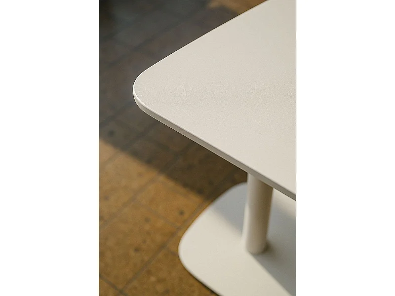 Estilo Nórdico - Mesa Sunset 80 cm - Blanco